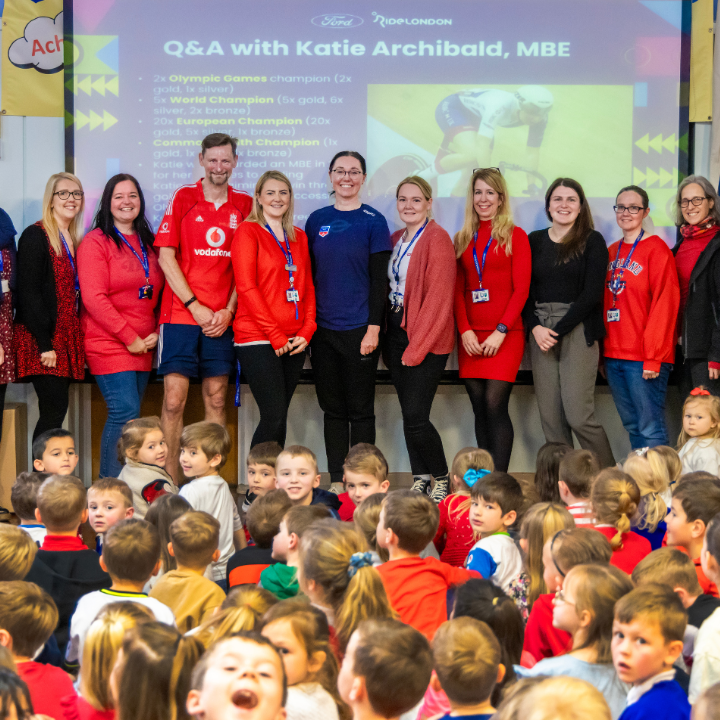 Katie Archibald school visit